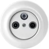 Antennuttag RA/TV/SAT vit porslin - ABB Decento