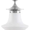 Badrumslampa - Dahlberg 100 nickel, klottrattskärm