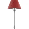 Bordslampa - Ankarcrona 50 cm nickel, röd skärm