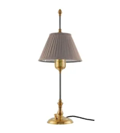 Bordslampa - Kellgren mässing, beige skärm