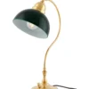 Bordslampa - Lagerlöf mässing, grön skärm