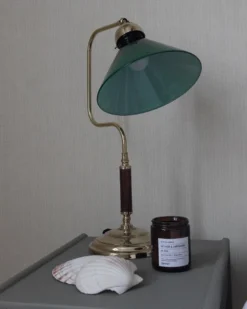 Bordslampa 1903 - Mässing med grön skärm