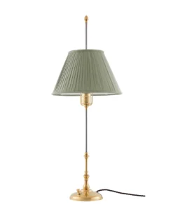 Bordslampa - Stiernstedt mässing, olivgrön skärm
