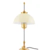 Bordslampa - Swedenborg mässing, benvit skärm