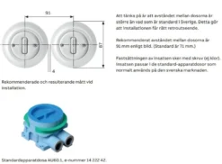 Dimmer - Dubbel tryckknapp vit porslin - ABB Decento