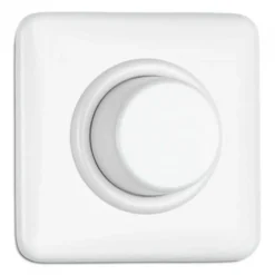 Dimmer kvadrat vit duroplast - THPG infällt