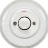 Dimmer LED 4-100W universal vitt porslin - Fontini infällt