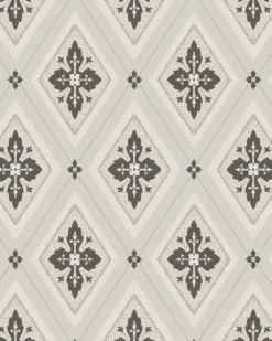 Duro Tapet - Astrid - Beige/Svart