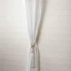 Duschdraperihållare - Rund 90 cm mässing