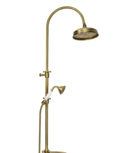 Duschset - Kensington retro utan blandare, brons