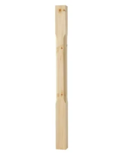 Fasad stolpe - Räckespelare 1180 x 85 mm furu