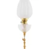 Fotogenlampa - Ekholmen mässing med tulpankupa