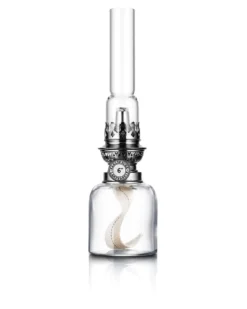 Fotogenlampa - Koholmen, nickel klarglas