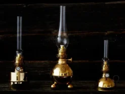 Fotogenlampa - Nattlampa mässing