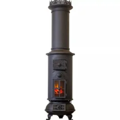 Gjutjärnskamin - Kamin Westbo Classic svart EL