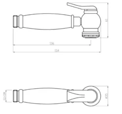 Handdusch (reservdel) - Till Finsbury krom