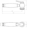 Handdusch (reservdel) - Till Finsbury brons