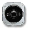 Insats dimmer traditionell 40-500 W svart porslin - Fontini infällt