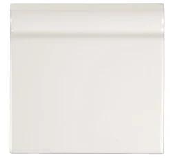 Kakel Cambridge - Golvsockel list 15 x 15 cm vit, blank