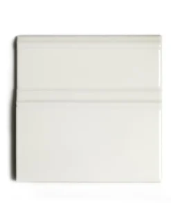Kakel Victoria - Golvsockel list 15 x 15 cm elfenbensvit, blank