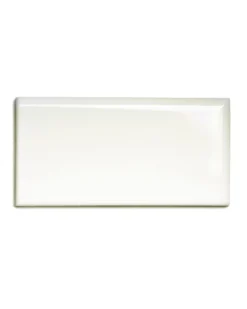 Kakel Victoria - 7,5 x 15 cm elfenbensvit bullnose höger hörn