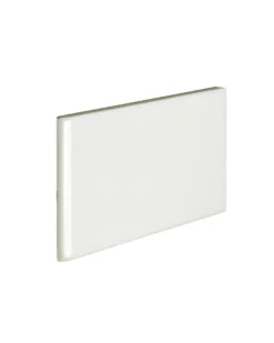 Kakel Victoria - 7,5 x 15 cm elfenbensvit bullnose vänster hörn