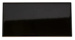 Kakel Victoria - 7,5 x 15 cm svart, blank