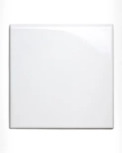 Kakel Victoria - 15 x 15 cm vit bullnose långsida/kortsida
