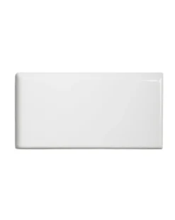 Kakel Victoria - 7,5 x 15 cm vit bullnose vänster hörn