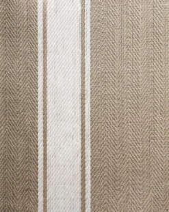Kökshandduk - Lin 50 x 70 cm, allmoge oblekt/vit