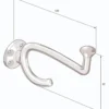 Klädkrok - Fehrlins 3255 nickel