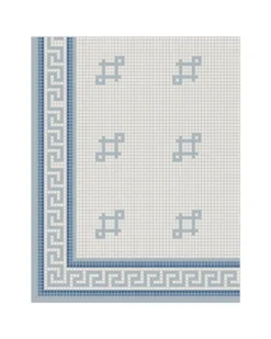 Klinkerfris hörn - Mosaik Regent Blå