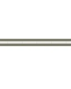 Klinkerfris - 75 mm Australian green/vit