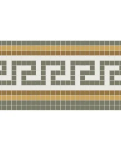 Klinkerfris - Mosaik Regent Grön