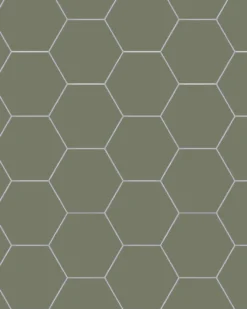 Klinker - Hexagon 15 x 15 cm Australian green