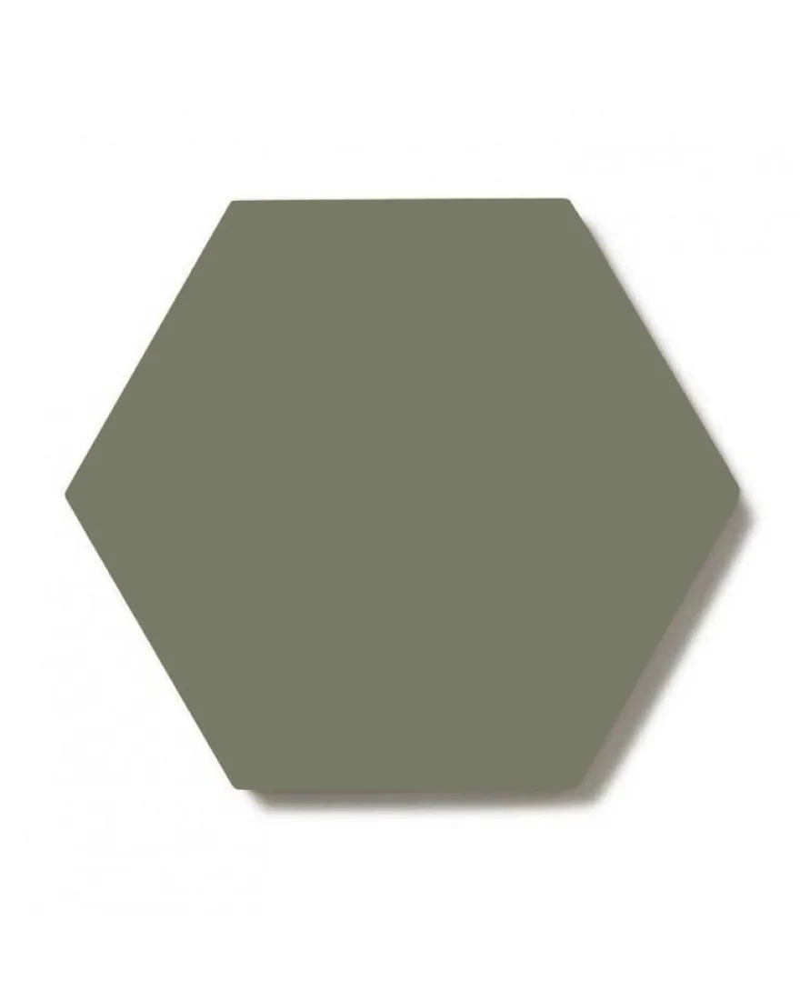 Klinker - Hexagon 15 x 15 cm Australian green