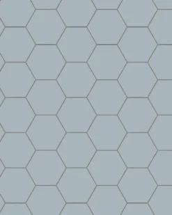 Klinker - Hexagon 10 x 10 cm gråblå