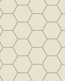 Klinker - Hexagon 15 x 15 cm gulvit