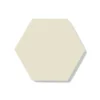Klinker - Hexagon 10 x 10 cm gulvit
