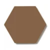 Klinker - Hexagon 15 x 15 cm havana