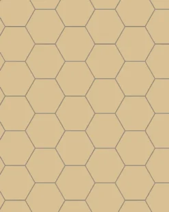 Klinker - Hexagon 10 x 10 cm honung