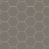 Klinker - Hexagon 10 x 10 cm mörkgrå