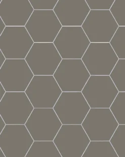 Klinker - Hexagon 15 x 15 cm mörkgrå