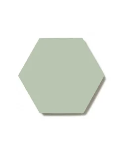 Klinker - Hexagon 10 x 10 cm pistasch
