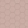 Klinker - Hexagon 10 x 10 cm rosa