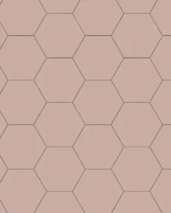 Klinker - Hexagon 15 x 15 cm rosa