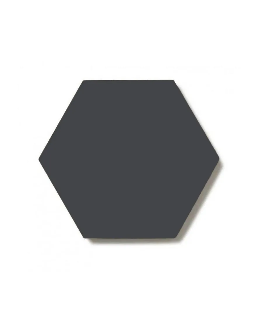 Klinker - Hexagon 10 x 10 cm svart