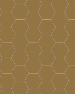 Klinker - Hexagon 10 x 10 cm toffee