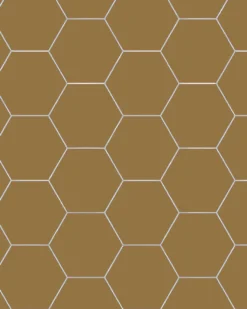 Klinker - Hexagon 15 x 15 cm toffee