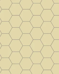 Klinker - Hexagon 10 x 10 cm vaniljgul